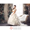 Marcia - Luxurious Taffeta Ballgown with Flowers on Shoulder  